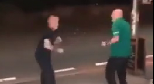WCGW: 2 Drunks Fighting By The Road