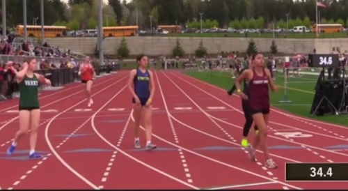 Male Sets New Record and Dominates Females in Girls 200m Varisty at Sherwood Need For Speed Classic