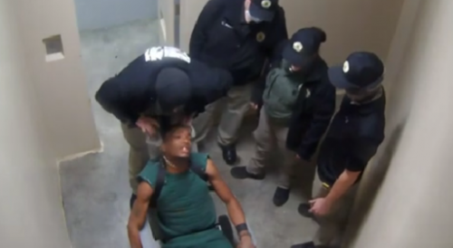 Georgia Jail Guard Chokes Restrained Black Man