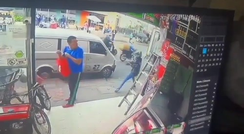 Two men shot at work after failing to pay extortion money