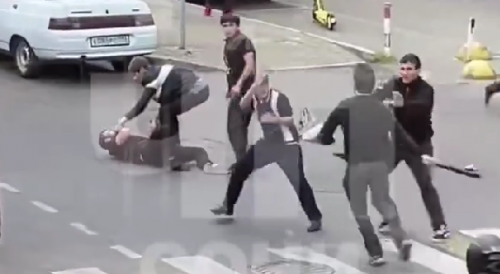 A bat to the head: a mass brawl occurred in Sochi