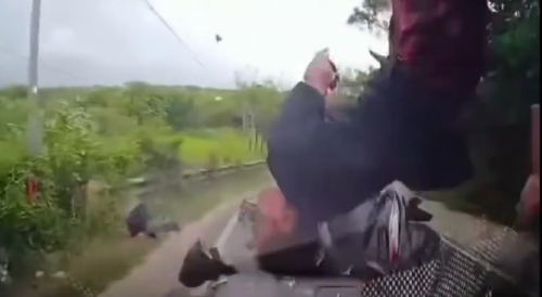 Scooter Rider vs. Dashcam Car