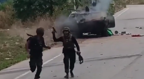 Myanmar Soldiers Ambushed