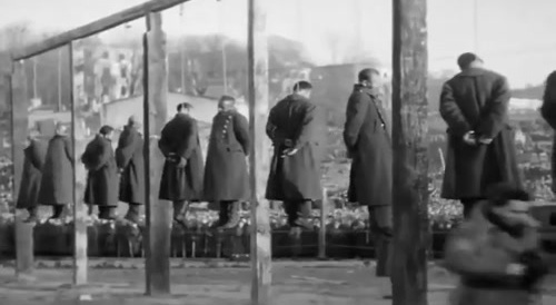 Mass Execution By Hanging In Ukraine WW2