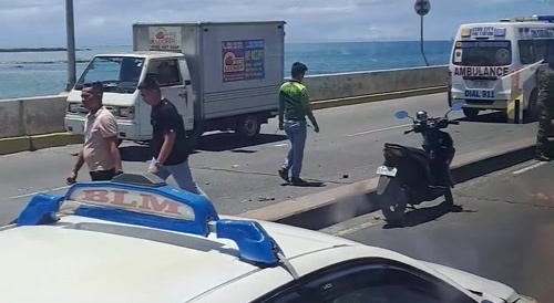 Biker and his passenger on bike die after smashing into oncoming car