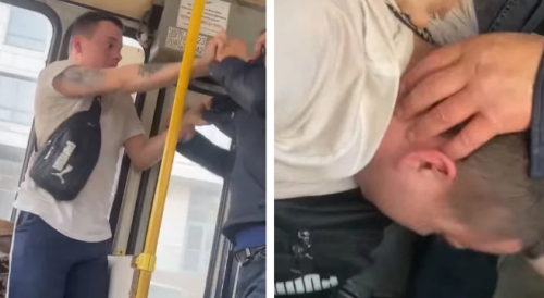 Passengers got into a fight over a bottle of beer on the bus
