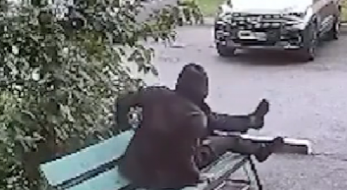 In Bashkiria, a man fell from the sky exactly onto a bench and calmly walked on.