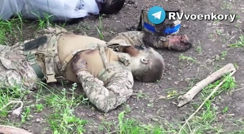 Destroyed soldiers in the Kharkiv region