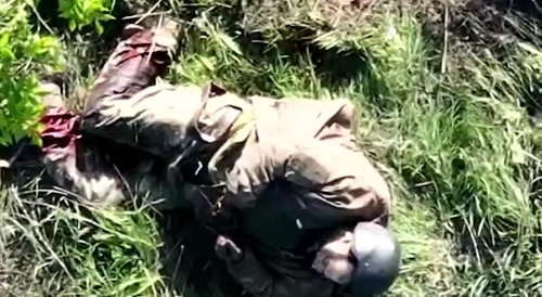 Ukraine drone ushers painful Russian death