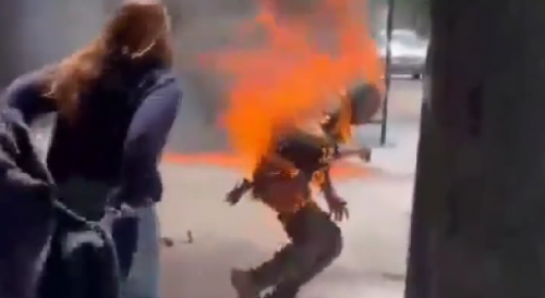 Man Sets Himself Ablaze After Argument With Gf