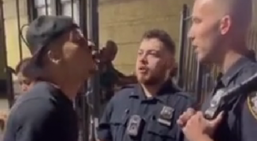 Loud Mouth Tased For Resisting NYPD Officers