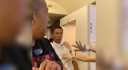 Idiots Fight Mid-Air over Window Seat