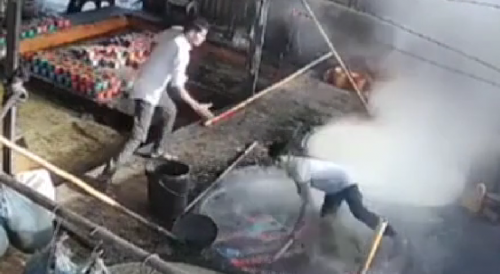 Man falls into boiling oil in India
