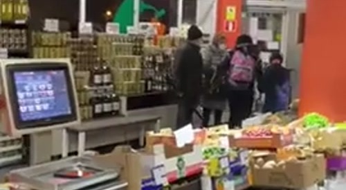 Dirty Bitch Caught Shoplifting Loses Her Shit (repost)