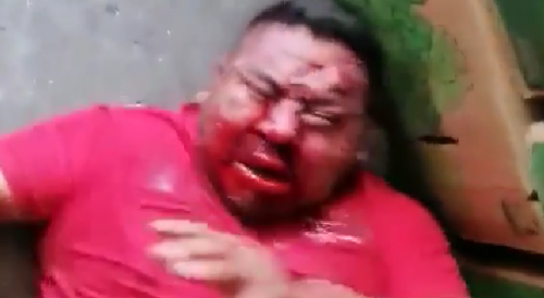 Vendor Gets Beaten To Pulp By Extortionists In Mexico