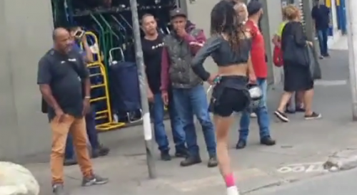 One Legged Whore Involved In Fight Of Prostitutes In Brazil