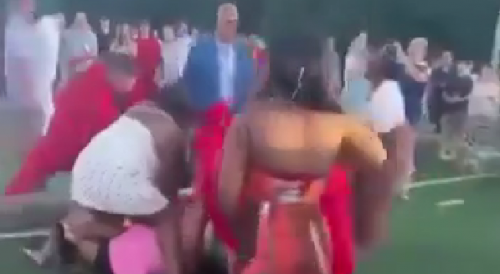 Fights erupt at New Jersey HS graduation