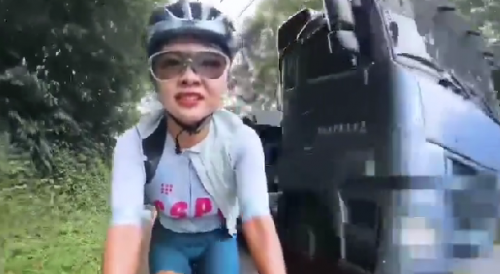 Local Influencer Hit By Truck While Cycling In Taiwan (Close Call)
