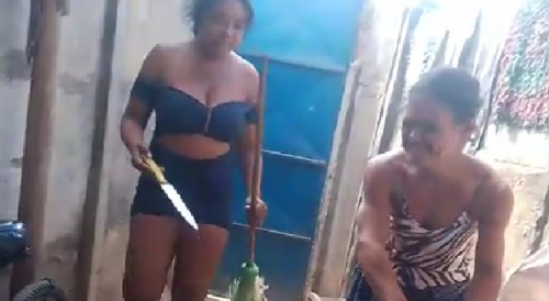 Woman Whipped With Knife For Stealing In Slums