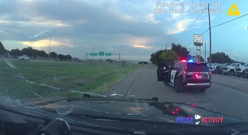 Cops gun down a fleeing criminal