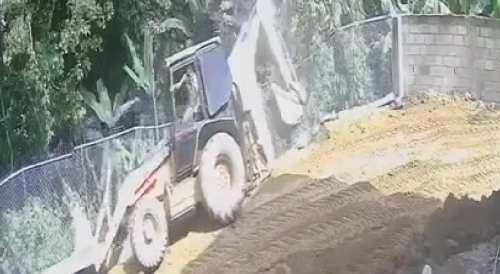 Worker Crushed While Driving Backhoe