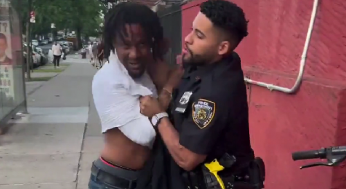 Suspect Gets Into A Fight With NYPD Officer