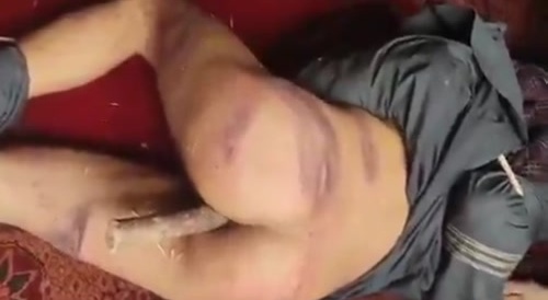 Disgusting!!! Afghanistan man sodomized with a stick by Taliban .