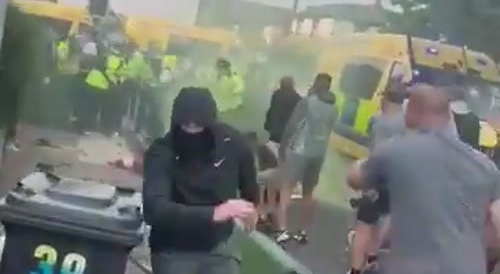 UK cops vs bin