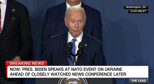 Moment Biden Calls Zelensky 'President Putin'