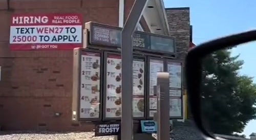 Wendy's Drive-thru Worker Wasn't Taking His Shit