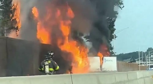 Chemical Tanker Explodes in Hellish Fireball