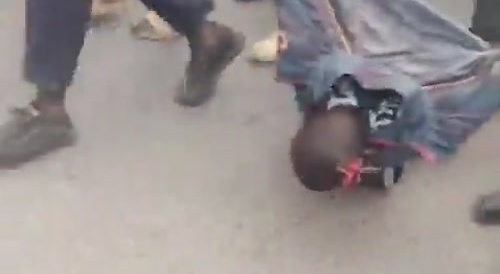 Kenyan Protester Minutes Later After Headshot By Police Sniper
