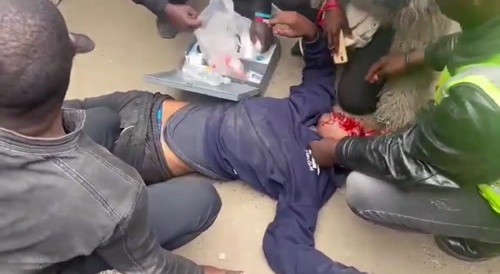 CCTV captures moment man shot by police on Nairobi street