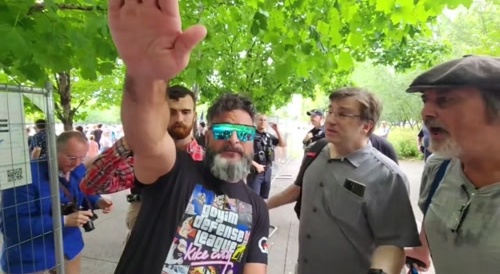 Nashville Peace Rally Gets Interrupted By Neo-Nazis