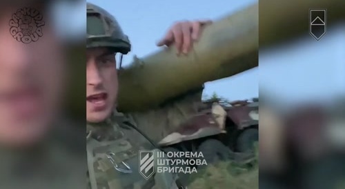 Pov of an anti tank stugna team in Avdiivka region