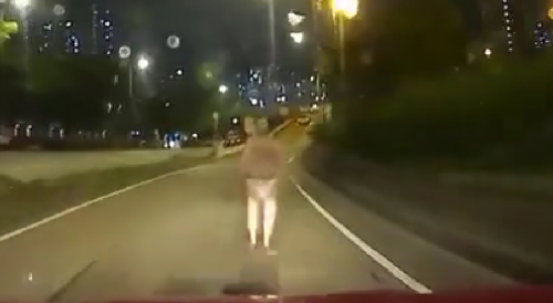 Walking In The Middle Of The Road In Taiwan Is A Bad Idea