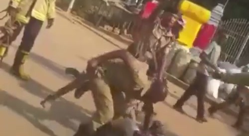 Civilian Driver Gets Beaten By Kampala Police