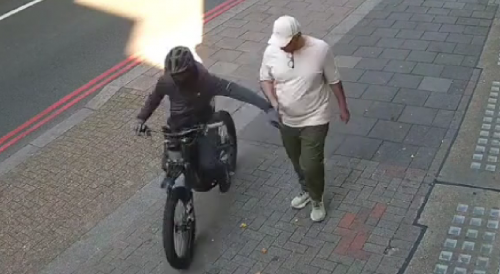 Phone snatcher in London