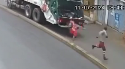 Worker Crushed To Death By Reversing Garbage Truck