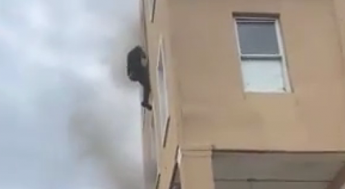 Man jumps out of window to escape Atlantic City fire