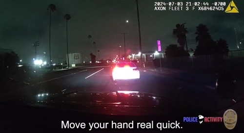 Man Shoots at LAPD With a Machine Gun During Traffic Stop