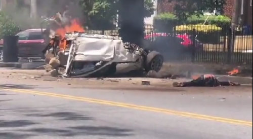 Aftermath Of The Deadly Crash In Baltimore