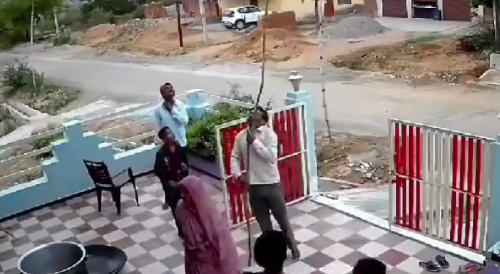 Man Carrying Bamboo Stick Gets Electrocuted After It Touches Live Wire