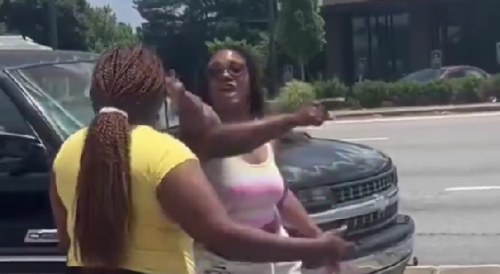 Angry Females Get Into A Road Rage Fight In Georgia