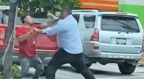 Road Rage Fight In Jalisco