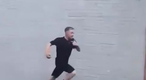 Man gets chased and ran over