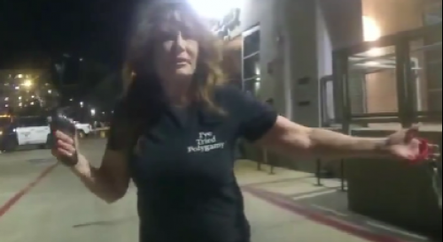 Arrest of a woman who says she was knocked unconscious while recording police.