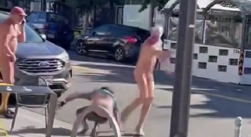 California nudists rescue tourist from blowtorch-wielding ‘pirate guy’