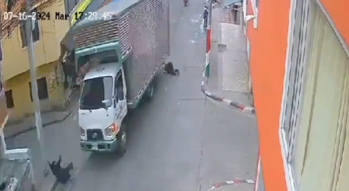 Woman Ran Over By Truck With No Brakes In Colombia