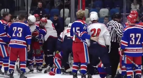 Brawl On The Russian Ice